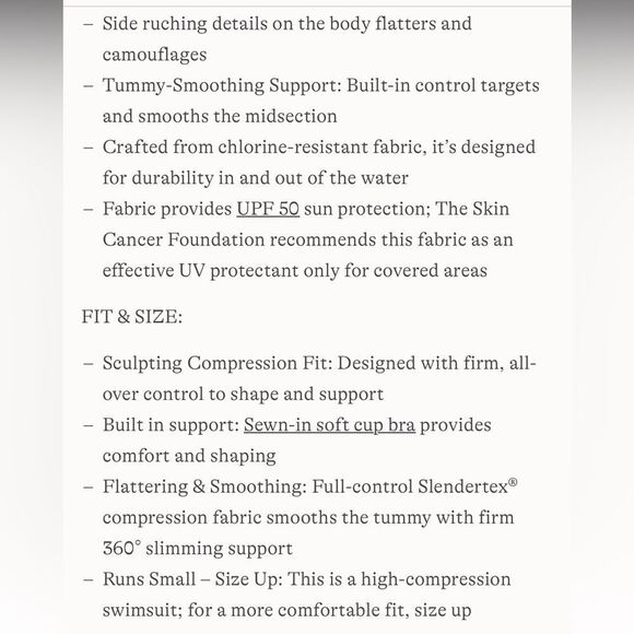 Land's End plus Stan slender suit tummy control Uwire bandeau piece swimsuit Var - Picture 7 of 7